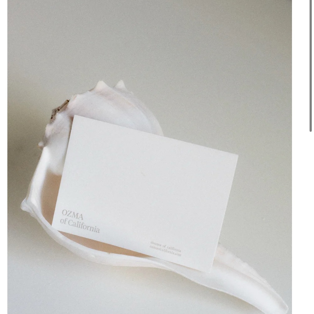 SOLD Ozma of California gift card